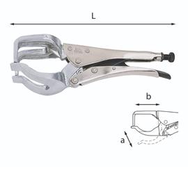 Klešta grip sa otvorom 0-75 mm dužina 275 mm sa viljuškastim prihvatom 137 AL USAG